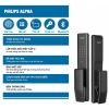 KHÓA CỬA VÂN TAY PHILIPS ALPHA CHÍNH HÃNG