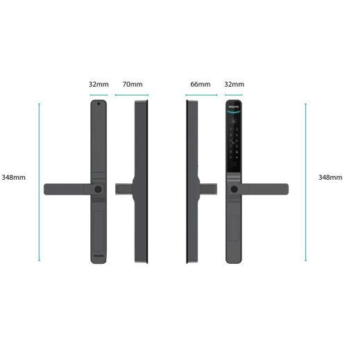 KHÓA CỬA THÔNG MINH PHILIPS DDL611-18HBS
