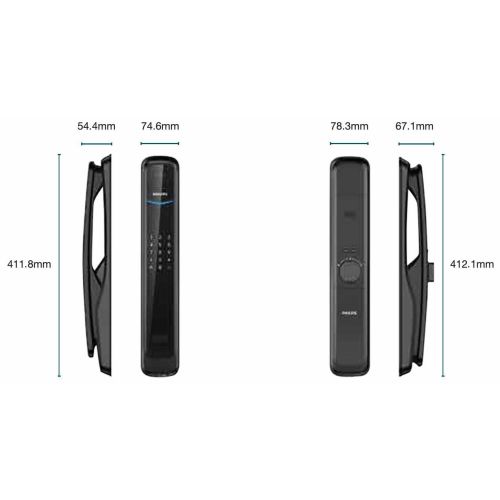 KHÓA CỬA THÔNG MINH PHILIPS DDL702-8HWS