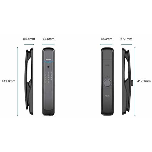 KHÓA CỬA THÔNG MINH Philips DDL702E-5HWS Wifi CAO CẤP CHÍNH HÃNG