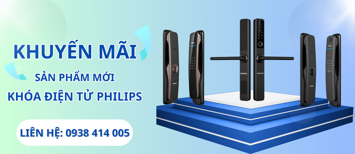 KHUYẾN MÃI ĐẶC BIỆT KHÓA ĐIỆN TỬ PHILIPS
