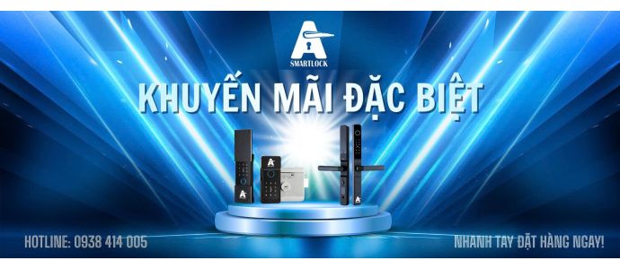 KHUYẾN MÃI ĐẶC BIỆT KHÓA ĐIỆN TỬ A SMARTLOCK